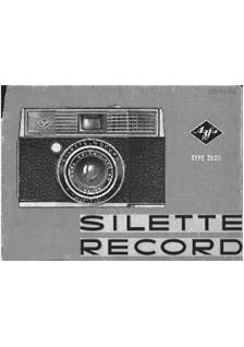 Agfa Silette Record manual. Camera Instructions.